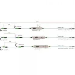 Madcat Adjusta Profi River Rig "Worm & Squid"
