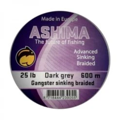 Ashima Gangster 8 Braided Sinking Line Dark Grey -SHIMA VIS Winkel 128557014745Ashima Gangster 8 Braided Sinking Line