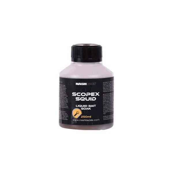 Nash Scopex Squid Liquid Bait Soak 250ml 3 Nash Scopex Squid Liquid Bait Soak 250ml