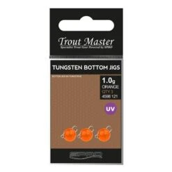 Trout Master Tungsten Bottom Jigs Orange 3st. -SHIMA VIS Winkel 1486759Trout Master Tungsten Bottom Jigs Orange 1g 3st 5