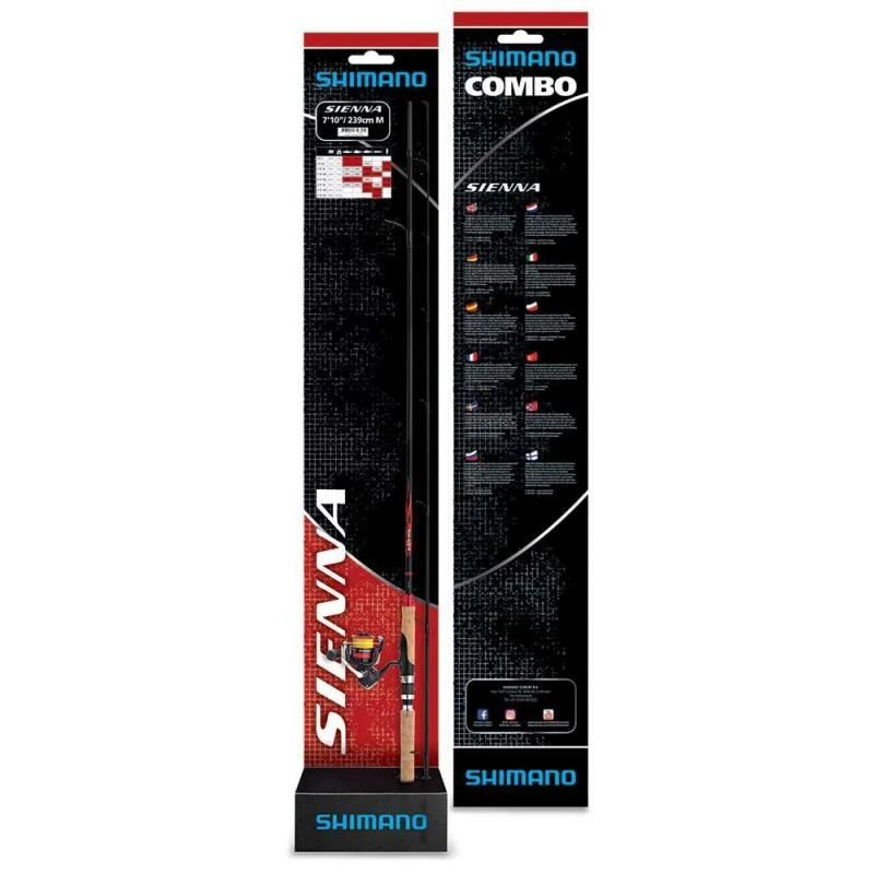 Shimano Combo Sienna Spinning 810MH Sienna 2500 +Mono 0.285mm 3 Shimano Combo Sienna Spinning 810MH Sienna 2500 +Mono 0.285mm