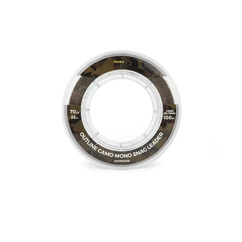 Avid Carp Avid Outline Camo Mono Snag Leader 100m 4 Avid Carp Avid Outline Camo Mono Snag Leader 100m - Afbeelding 2