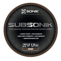 Sonik Subsonik Monofilament Brown 1200M -SHIMA VIS Winkel 2308309Sonik Subsonik Monofilament Brown 1200M 2 1