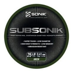 Sonik Subsonik Monofilament Green 1200M -SHIMA VIS Winkel 2308321Sonik Subsonik Monofilament Green 1200M 1 1
