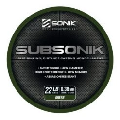 Sonik Subsonik Monofilament Green 1200M -SHIMA VIS Winkel 2308322Sonik Subsonik Monofilament Green 1200M 2 1