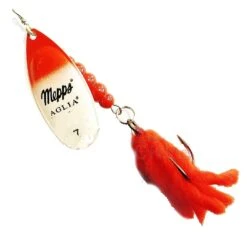 Mepps Aglia Rood-Wit-Zilver 7 - 31gr