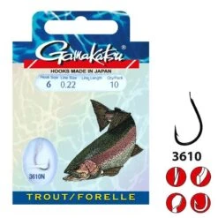 Gamakatsu LS-3610N Forel Onderlijn 120cm