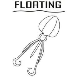 Black Cat Calamar U-Float 20g -SHIMA VIS Winkel 3949555Black Cat Calamar U Float 20g 2