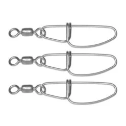 Zeck Stainless Steel Swivel + Snap 114kg |3 Pcs