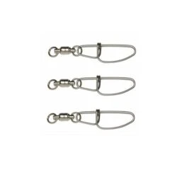 Zeck Ball Bearing Swivel + Snap 105kg 3 Pcs