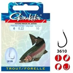 Gamakatsu LS-3610N Forel Onderlijn 100cm