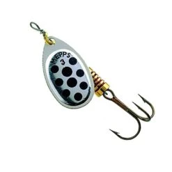 Mepps Aglia Zilver-Zwart